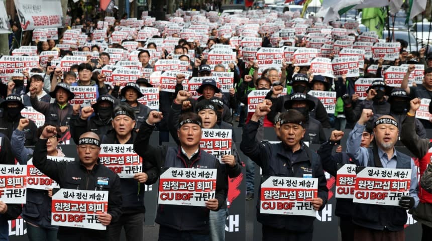 정부 개입 어디까지…CU 물류 협상에 노동정책 '시험대' 이미지